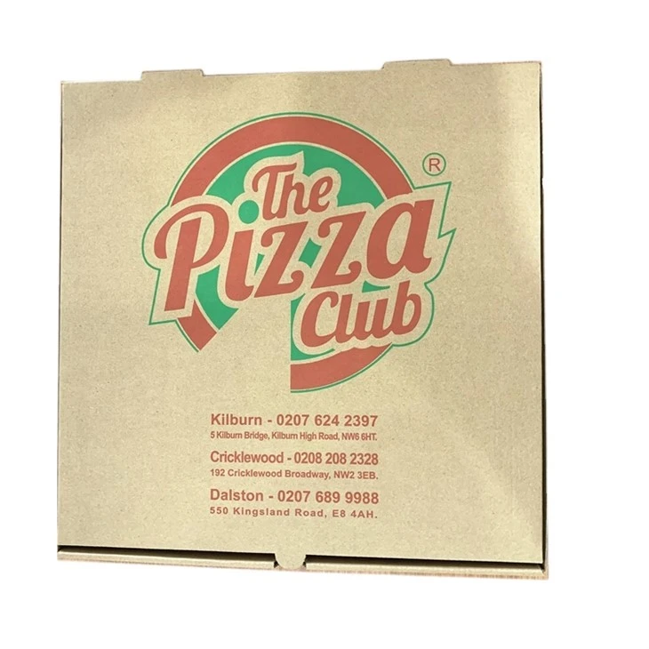 Maxsus pizza qutisi parchalanadigan material