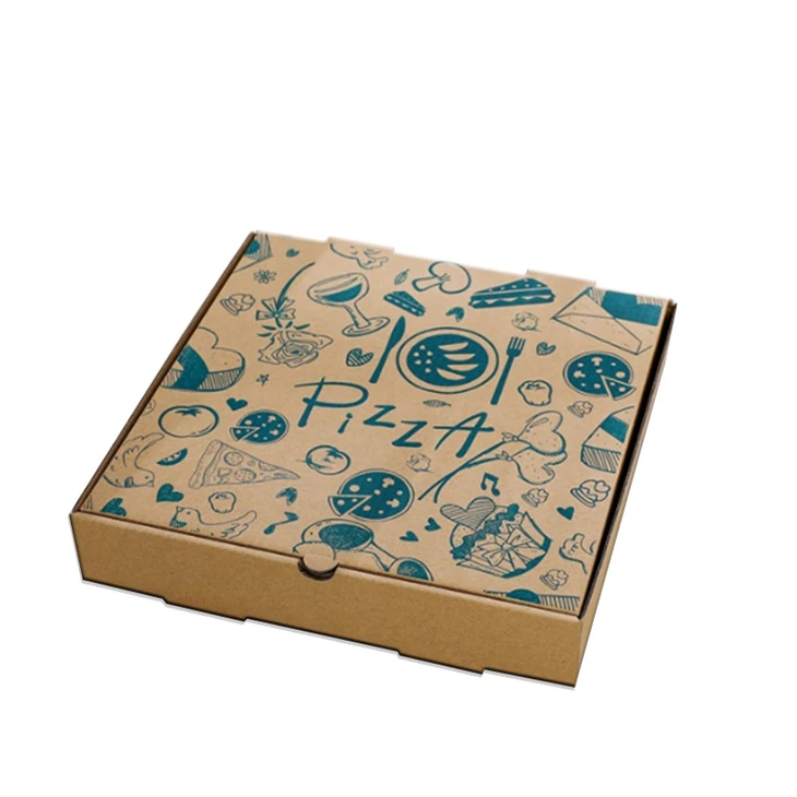 Maxsus logotipli pizza qadoqlash qog'oz qutisi