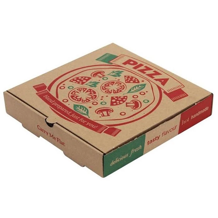 Bosilgan pizza qutisi