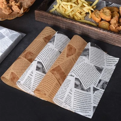 Yog 'o'tkazmaydigan Pe Wax Burger qog'ozi